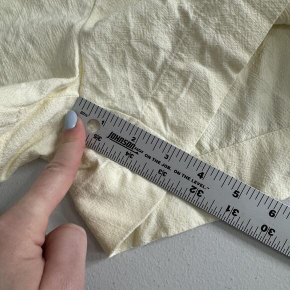 Anthropologie Shorts Womens Small Ivory Annaleigh Piper Floral Embroidered Boho - Picture 9 of 11